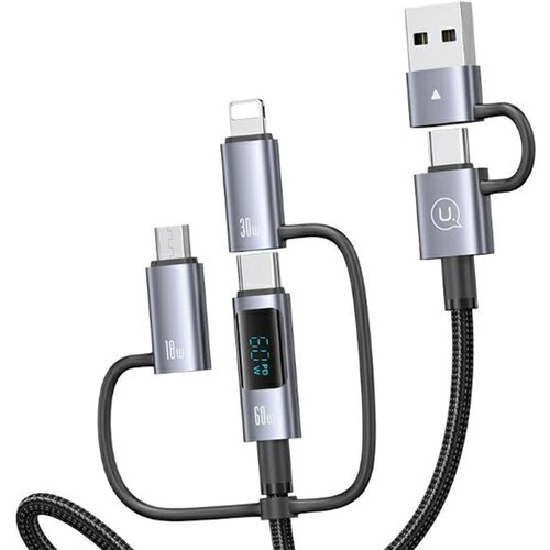 Usams 60W 6V1 PODATKOVNI KABEL Z ZASLONOM ZA TELEFONE 2M, (21980375) Cene