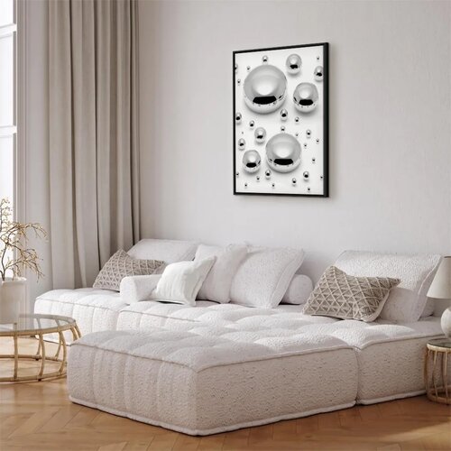  Slika - Enchanted in the Frost (1 Part) Vertical 40x60 U crnom drvenom okviru Slike