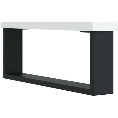  Stolić za kavu bijeli 60 x 50 x 40 cm od konstruiranog drva Slike