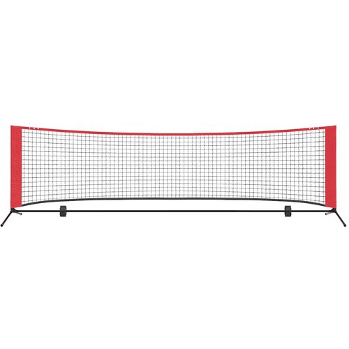  Teniska mreža Crna i crvena 301 x 90,5 x 87 cm Poliester Slike