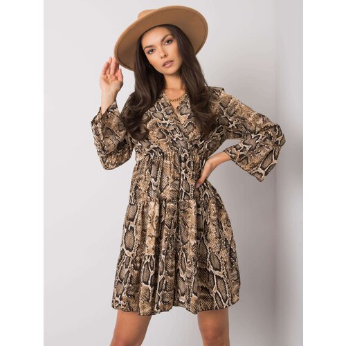 Italy Moda Dress-DHJ-SK-8777B-2.94P-black-beige Cene
