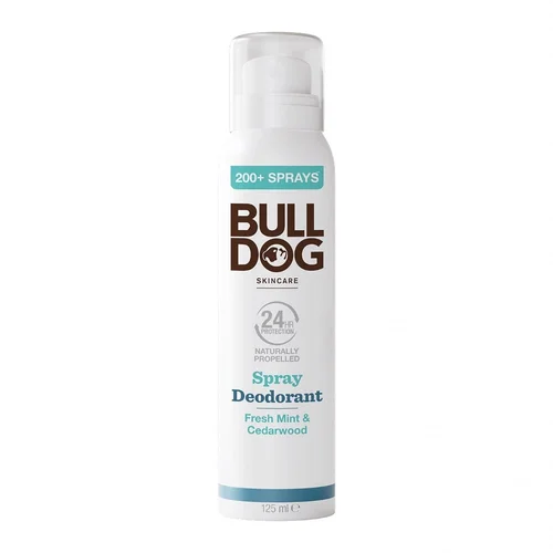 Bull Dog Fresh Mint&Cedarwood Spray Deodorant dezodorant v pršilu brez vsebnosti aluminija 125 ml