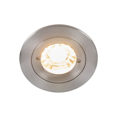 QAZQA Sodoben vgradni točkovni aluminij IP44 - Xena Round Slike
