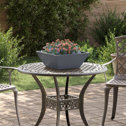 VidaXL plastični sadilnik set Antracit Plastika 40 x 40 x 15 cm Slike