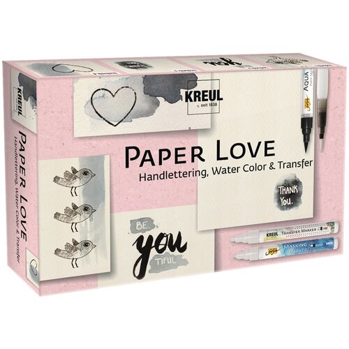  Set Paper Love KREUL za hand lettering - 6 delni (ustvarjalni set za) Cene