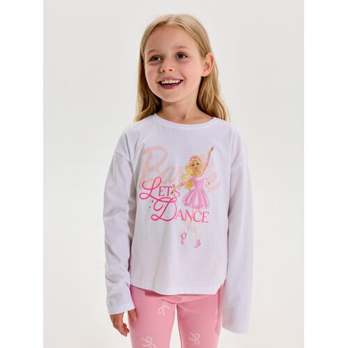 Sinsay Pamučna dvodijelna loose fit pidžama Barbie Slike