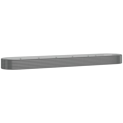 VidaXL Visoka greda iz pra&amp;scaron;no premazanega jekla 507x100x36 cm siva, (20707382) Slike
