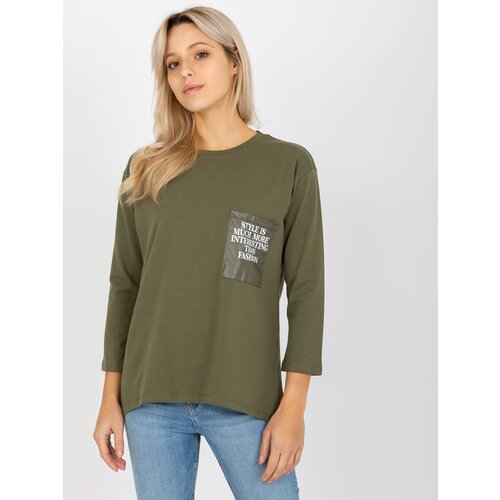 ex moda Blouse-EM-BZ-N612.64P-khaki Cene