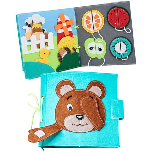 Smarti book Tiha knjiga Babyboo - medvedek Slike