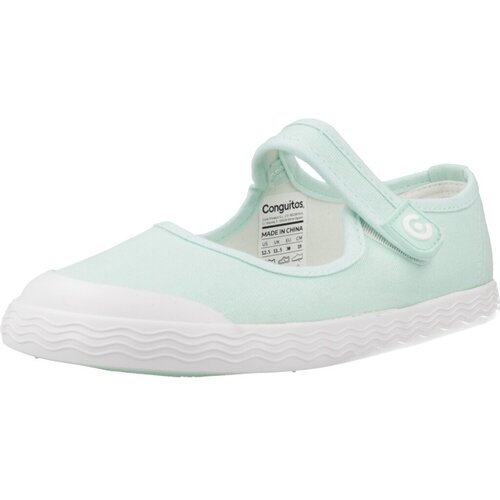 Conguitos Balerinke Sandalias Ni&ntilde;a Mod&egrave;le Canvas Mary Jane Modra Cene