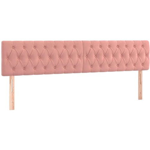  Okvir za krevet s uzglavljem ružičasti 120 x 190 cm bar&amp;scaron;unasti Slike