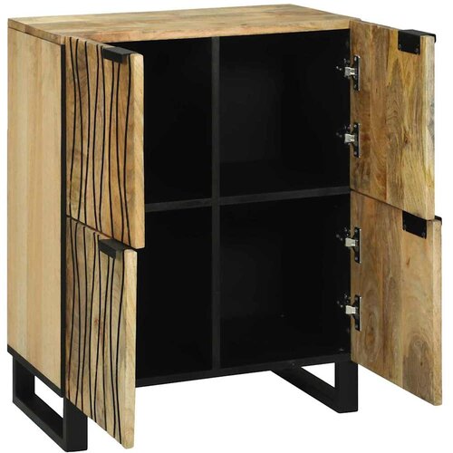  Komoda Smeđa 60 x 33 x 75 cm masivno drvo manga Slike