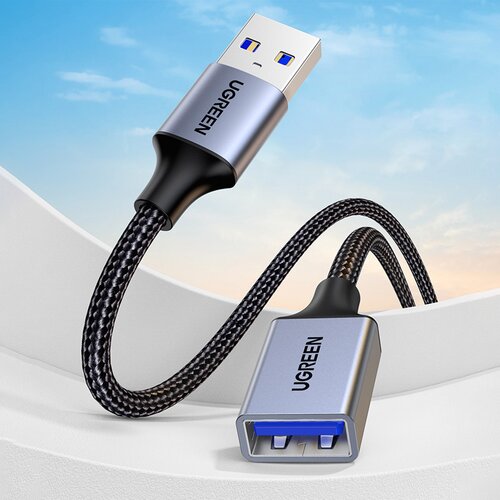 Ugreen Vzdržljiv podalj&scaron;ek USB 3.0 5Gb/s, 0,5 m, siv, (21101759) Cene