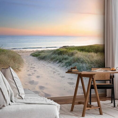  Foto tapeta - Morning walk on the beach 150x105 Premium Cene