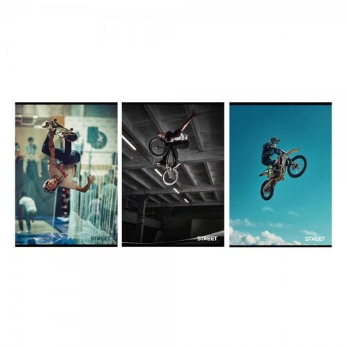 STREET Zvezek Sport A4 mali karo Slike