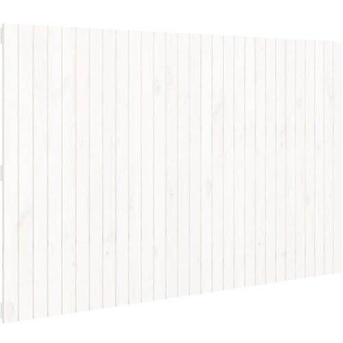 Maison Chic stensko posteljno vzglavje - vzglavna omarica - nočna omarica belo 185x3x110 cm trdna borovina, (21707055) Cene