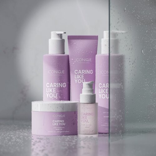 ICONIQUE Professional CARING LIKE YOU Deep Hydration Leave-in treatment 150 ml nega brez spiranja za suhe in po&amp;scaron;kodovane lase 150 ml Slike