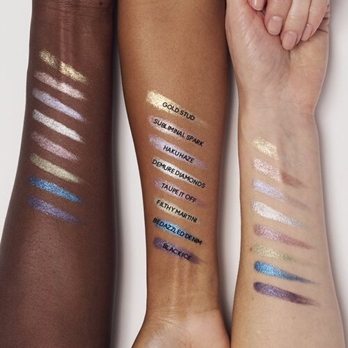 MAC Cosmetics Dazzleshadow Eyeshadow Stick kremasto senčilo za oči v paličici odtenek Subliminal Spark 1.6 g Slike