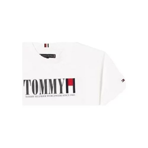 Tommy Hilfiger majice s kratkimi rokavi - Bela