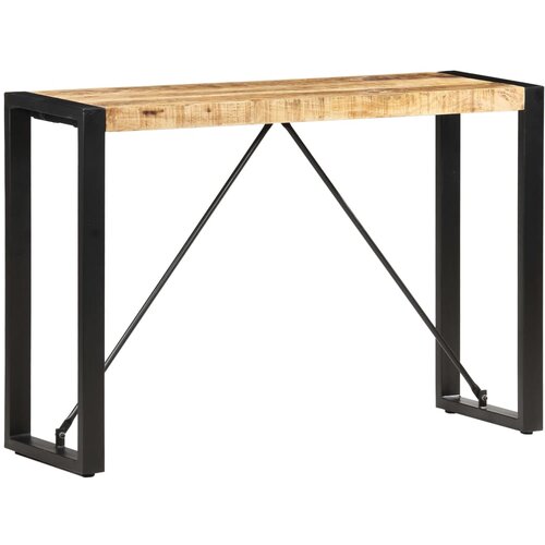 VidaXL Konzolna mizica 110x35x76 cm trden mangov les Slike