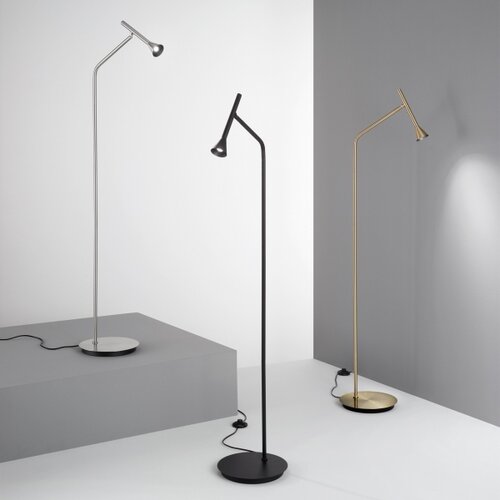 Ideal lux - led podna lampa diesis LED/4,5W/230V cri 95 mat hrom Slike