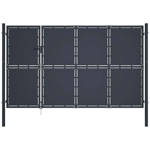  Vrtna vrata Čelik 350x150 cm Antracit Cijene