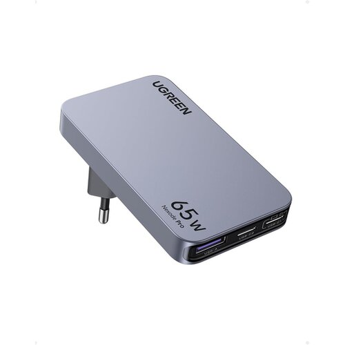 Ugreen Nexode Pro adapter za punjenje 65 W ženski konektor USB-C&reg;, ženski konektor USB-C&reg;, USB-A utičnica siva unutra&scaron;nj Cijene