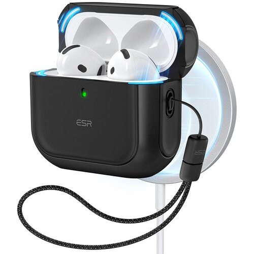 ESR OVITEK ZA APPLE AIRPODS 4 HALOLOCK MAGSAFE COVER BLACK, (22006180) Slike