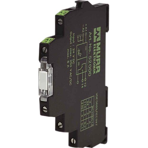 Murrelektronik 52000 industrijski relej Nazivni napon: 24 V/DC Prebacivanje struje (maks.): 6 A 1 prebacivanje 1 St. Cijene
