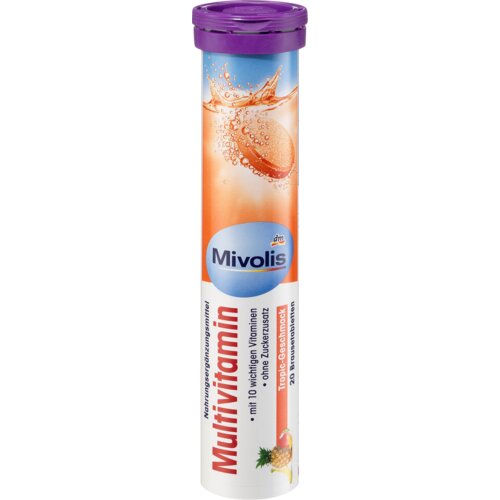 Mivolis Šumeće tablete multivitamin - ukus tropsko voće, sa zaslađivačima 82 g Cene