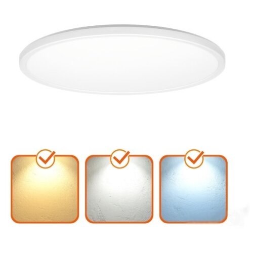  LED kupatilsko svetlo sa senzorom NIVERA LED/18W/230V IP54 prečnik 30 cm belo + daljinski upravljač Slike