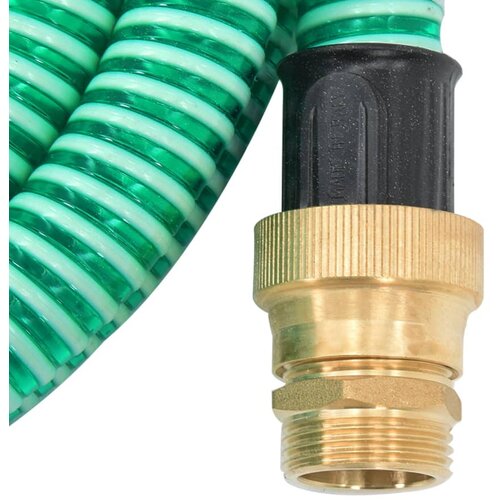  Usisno crijevo s mjedenim priključcima zeleno 1,1 &amp;quot; 20 m PVC Slike