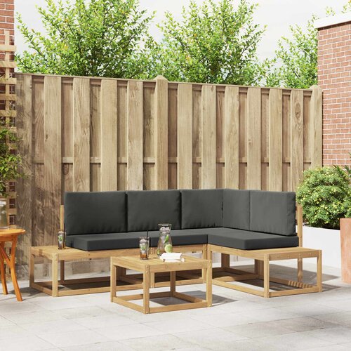  Set vanjskih sofa 4 Komad Bijela i antracit Poliester Cene