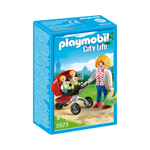 Playmobil Playset City Life Mama with Twin Cart Playmobil 5573