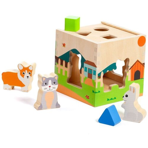 MOLTO drvena kocka sorter Animal Slike