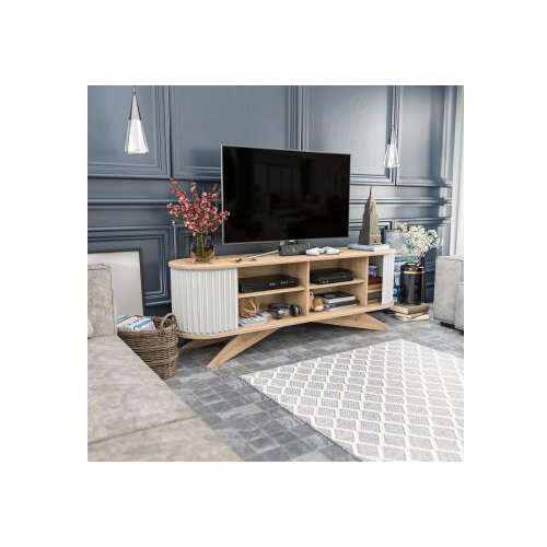 Hanah home polica Za TV Stor - Safir, Belo Slike