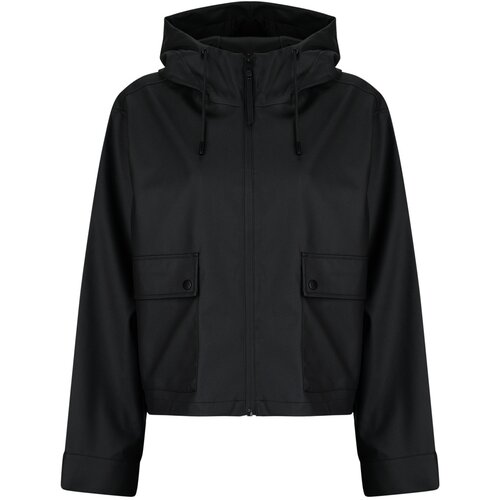 Only Vetrovke ONLELLEN SHORT RAINCOAT Črna Slike
