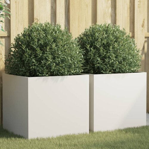 vidaXL Sadilice 2 kom bijele 49 x 47 x 46 cm od hladno valjanog čelika Cijene