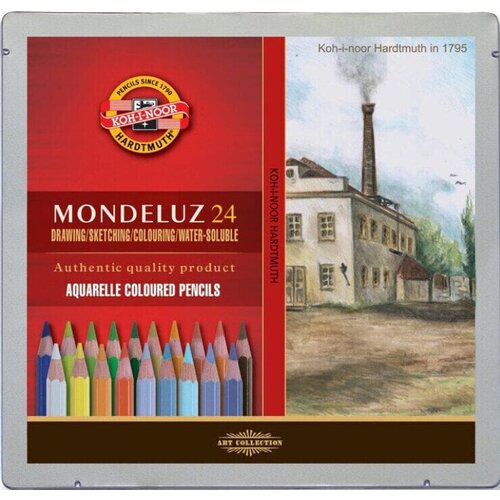Koh i Noor set drvenih bojica Mondeluz Landscape 3724, 24 komada Cene