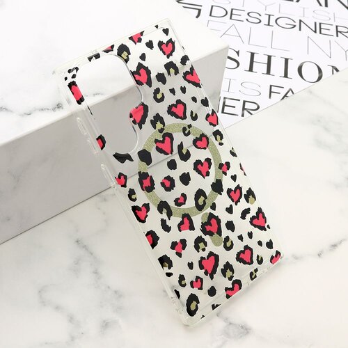  Maska LEOPARD MagSafe za Samsung s918B Galaxy s23 Ultra 5G/ roza Cene