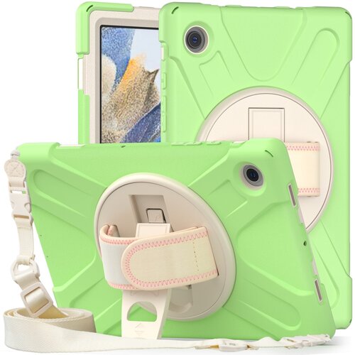 NIKCORP Ovitek za Samsung Galaxy Tab A 8.0 s stojalom, ročajem in naramnim pasom, troslojna za&scaron;čita, PC in silikon, zelenovn Ray-Ban., (5000138979) Cene
