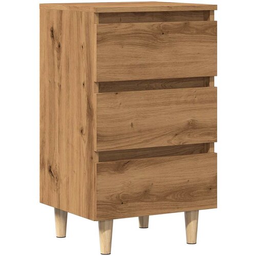 Maison Chic Nočna omarica - Nočna miza artisan hrast 40x35x69 cm inženirski les, (21688130) Cene