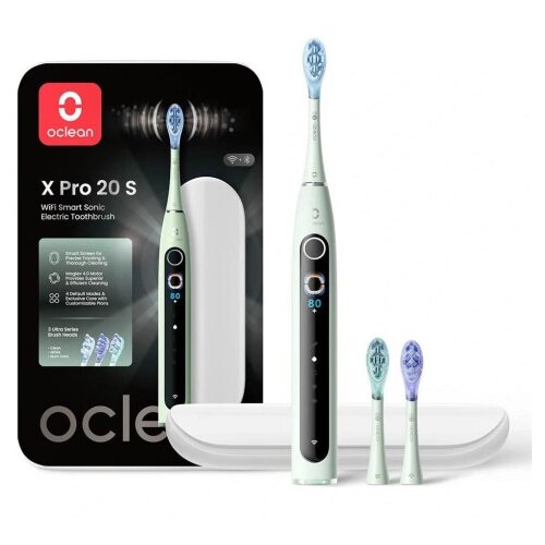 Oclean Električna zobna &scaron;četka X Pro 20 Set Zelena, Sonični motor Cene