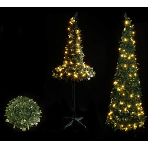 Aigostar LED božićno drvo za spolja&amp;scaron;nju upotrebu, 150xLED/230V, 1,8 m, IP44, zeleno, toplo belo svetlo Slike