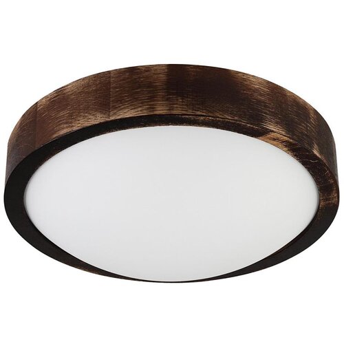  LED plafonsko svetlo OAK SMOKY SLIM LED/20W/230V 4000K prečnik 27 cm hrast/tamno braon Cene
