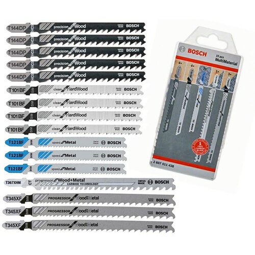 Bosch Set listova za pilu MultiMaterial (Aluminij, T-završetak, 15 -dij.) Cijene