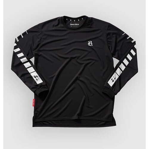 Loose Riders Shutter Long Sleeve Jersey black white Cene