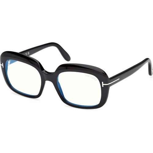 Tom Ford Ženski okvir za dioptrijske naočare Blue block 0FT6096-B 153, Crni Slike
