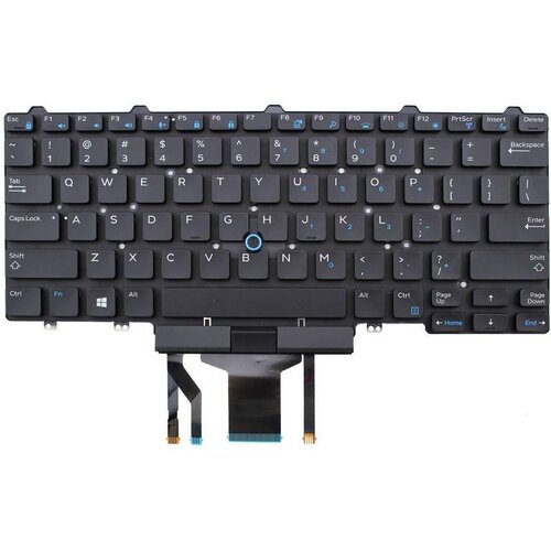  Tastatura sa pozadinskim osvetljenjem za laptop Dell Latitude 3340, E5470, E7470, Mali enter Slike