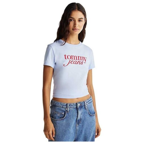 Tommy Hilfiger slim fit ženska majica THDW0DW19447-C3Q Slike